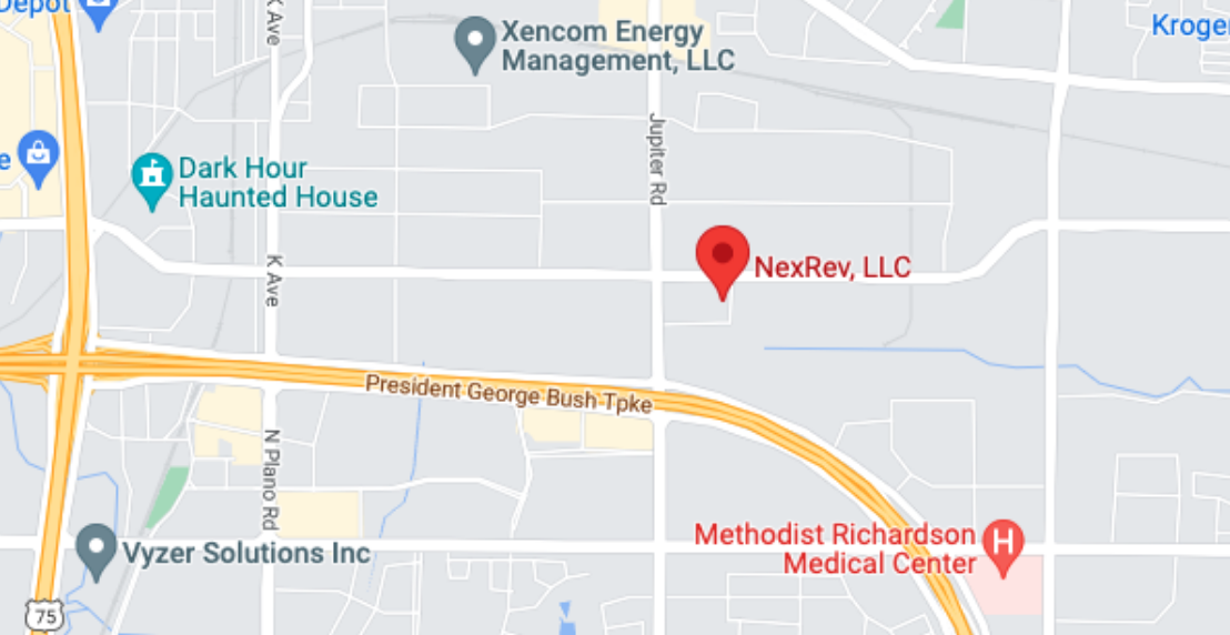 Map for NexRev HQ