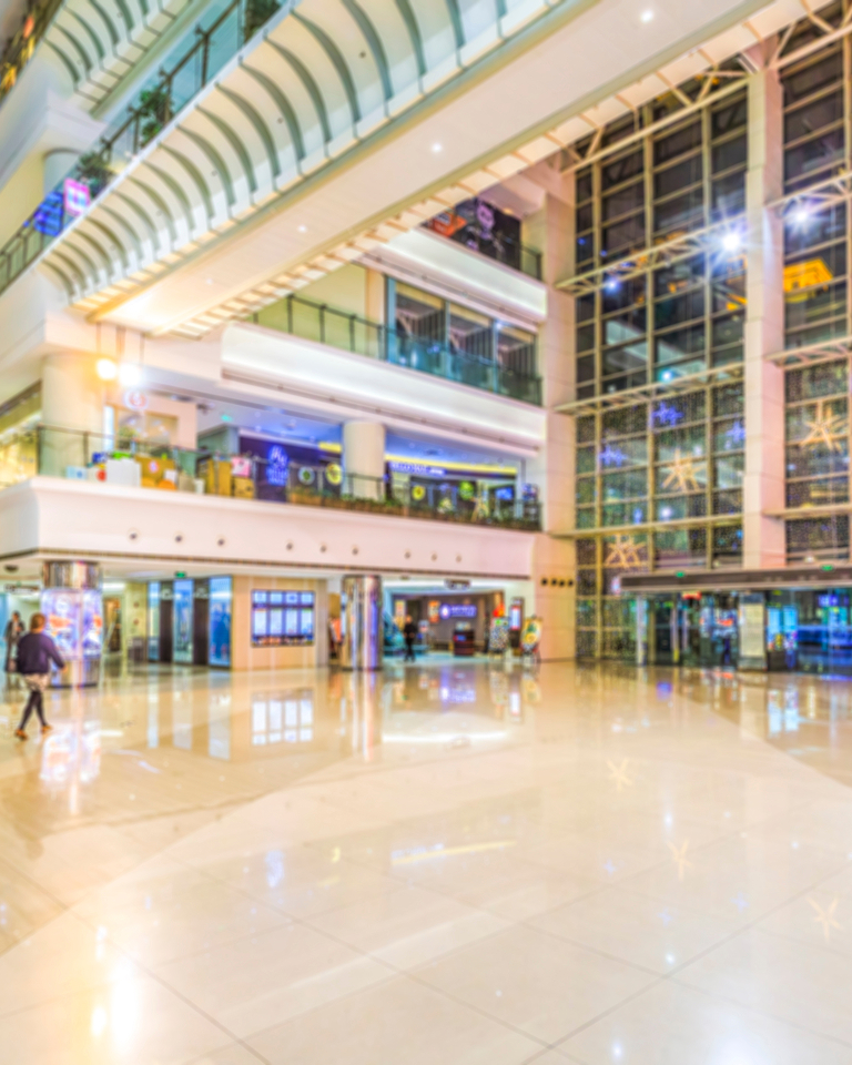 Shopping mall interior